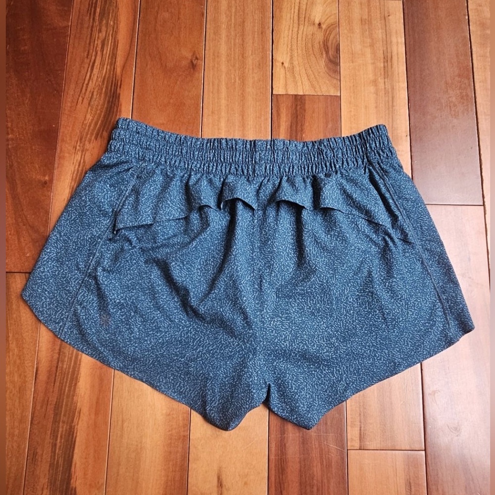 Athleta Blue Speckled Shorts